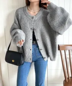 ざっくりカーディガン