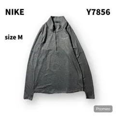 【即購入OK】NIKE ランニング用ハーフジップウェア　サイズM グレー
