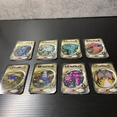#遊戯王カード　② 1999年トップガム　当時品　レア 8枚セット