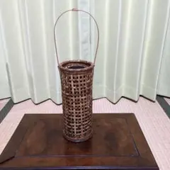 竹花籠　花器　アンティーク