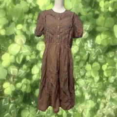 森ガール ロングワンピース