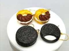 マーガレット様専用、フレンチクルーラー、オレオ、ピアス、イヤリング