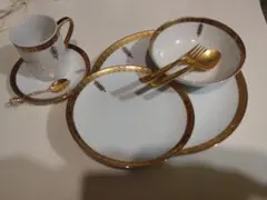 imperial  tiffany　レア ゴールド縁取りの食器セット 2025年最新】ティファニー インペリアルの人気アイテム - メルカリ