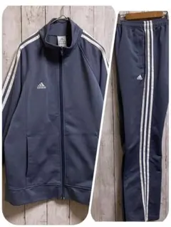 アディダス adidas ジャージ トラックジャケット セットアップ グレー