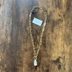 URBAN RESEARCH ゴールドチェーンネックレス　パール