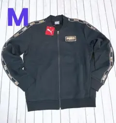 PUMA プーマ　新品　ジップパーカー　M 黒　メンズ　レディース