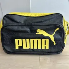 PUMA ショルダーバッグ イエロー×ブラック スポーツ部活