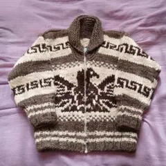 カナダ製カウチンセーター（ジャケット）ウール