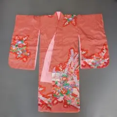 子供着物 七五三 アンティーク 鹿の子 総絞り 刺繍 レトロ 7 - メルカリ