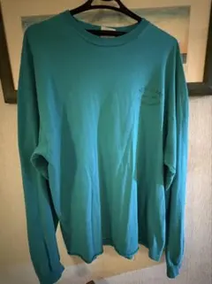 90s ヴィンテージ HanesBeefy-T ロンT XL エメラルドグリーンのサムネイル