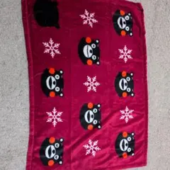 クマモン柄ブランケット 約70cm x 100cm