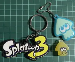 スプラトゥーン3 ラバーストラップ ロゴ＋おまけセット