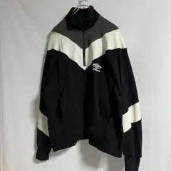 UMBRO ハーフジップ スウェット プルオーバー