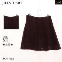 ★美品★ JILLSTUART スカート 膝上丈 メッシュ 裏地付き 後ろジップのサムネイル