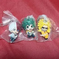 でふぉフィグ！僕のヒーローアカデミア　キーホルダー　3点セット