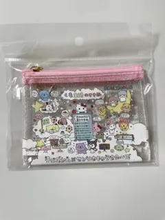 チェゴシム サンリオキャラクターズ ミニクリアポーチ ピンク コラボ