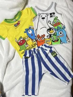 Party Party 100cm シャツとパンツ3枚セット✨