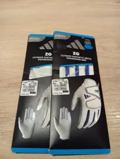 【新品】adidas ゴルフグローブZG右手用 22cm 2セット