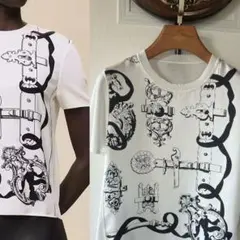 最高級 ストラスブルゴ THE HYALINES シルク混 ベルスリーブブラウス 