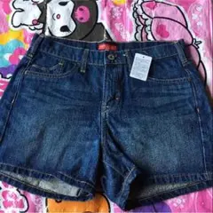 タグ付き 未使用 アースミュージック&エコロジー デニム ショートパンツ