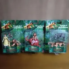 TARZAN DISNEY'S ディズニー「ターザン」フィギュア3点セット