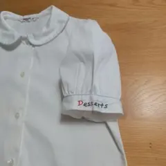 FAMILIAR 半袖シャツ 130cm ホワイト