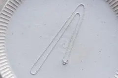 SV925 シルバー ビーズチェーン ネックレス 幅1.9mm 40cm 1本 - メルカリ