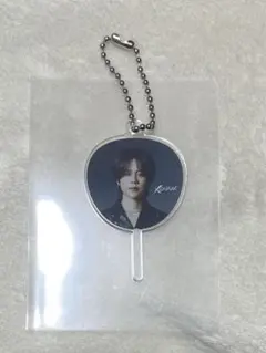 INI 藤牧京介 ミニうちわ キーホルダー カプセルトイ