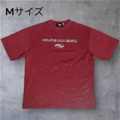 MXCHN GEN Tシャツ 赤　y2k メタルロゴ　Mサイズ