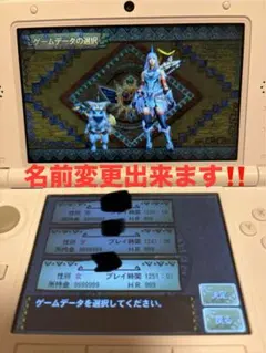 モンハン4gやり込みデータ！　HR999×3キャラ