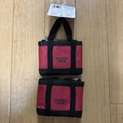 トレジョのマイクロトートバッグ　レッド２個セット