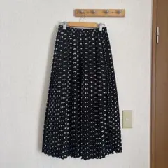 GRL ドット柄プリーツスカート［k8115n］
