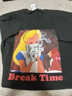 YURAYURA 沖縄限定　古着　半袖Tシャツ　ブラック　L