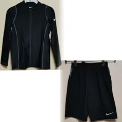 【新品】150 NIKE トランクス型水着&ラッシュガード