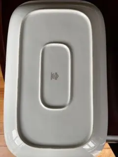 深川製磁　皿三点セット　白磁金彩角正方形皿2枚、長方形皿1枚