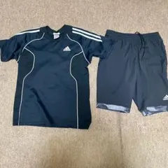 上下セット　adidas climacool アディダス　トレーニングウェア　黒