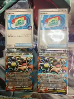 ポケモンカード　ポケパッド、メガガルーラex ジムプロモ4枚セット