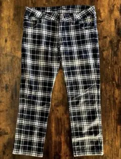 チェック柄カジュアルパンツ　M 匿名配送