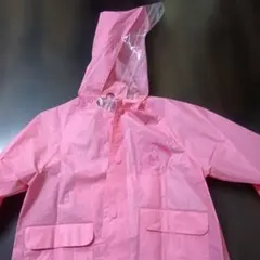 アンパンマン ベビーレインコート サイズ90 ピンク