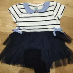 motherways ボーダー ロンパース 76cmのサムネイル