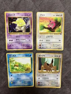 ポケモンカード 旧裏 イーブイ 4枚セット 拡張シートプロモあり 即発送