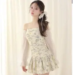 mmeeme Toile flower gather mini onepiece - メルカリ