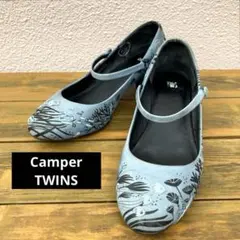 カンペールCamper TWINS海の生き物刺繍パンプス37のサムネイル