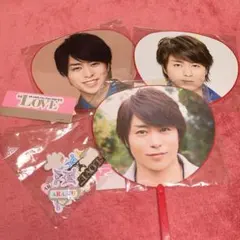 嵐 ミニうちわ 櫻井翔 Loveシール Love デジタリアン 宮城