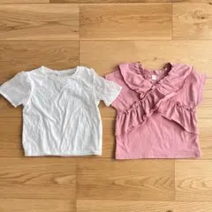 apres les cours 【100サイズ】半袖シャツ2枚セット