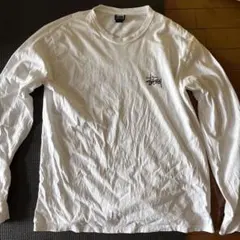 Stussy 長袖Tシャツ ホワイト Lサイズ