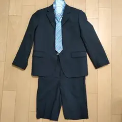 Miki House ダークグレー スーツ　130サイズ