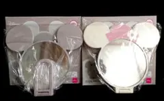 cディズニー　ダイカットハンドミラー　ミッキー　ミニー