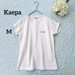 ケイパ　スポーツTシャツ　肩ライン　ロゴ　半袖　淡ピンク　M 速乾　薄手のサムネイル