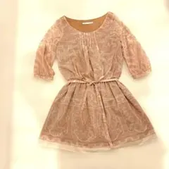 美品IENA ペイズリー柄 チュニック 五分袖のサムネイル